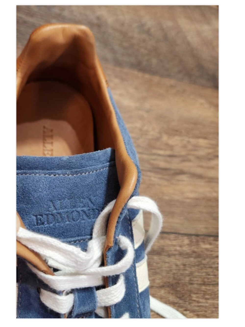 Allen Edmonds "CENTER COURT" Suede Sneakers Italian Margom Soles - Picture 7 of 16